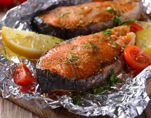 Горбуша в фольге - статьи Атлант