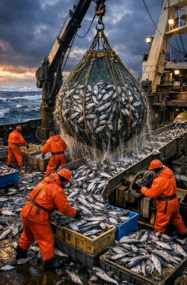 Вылов минтая на Дальнем Востоке: почти полмиллиона тонн в путину-2026